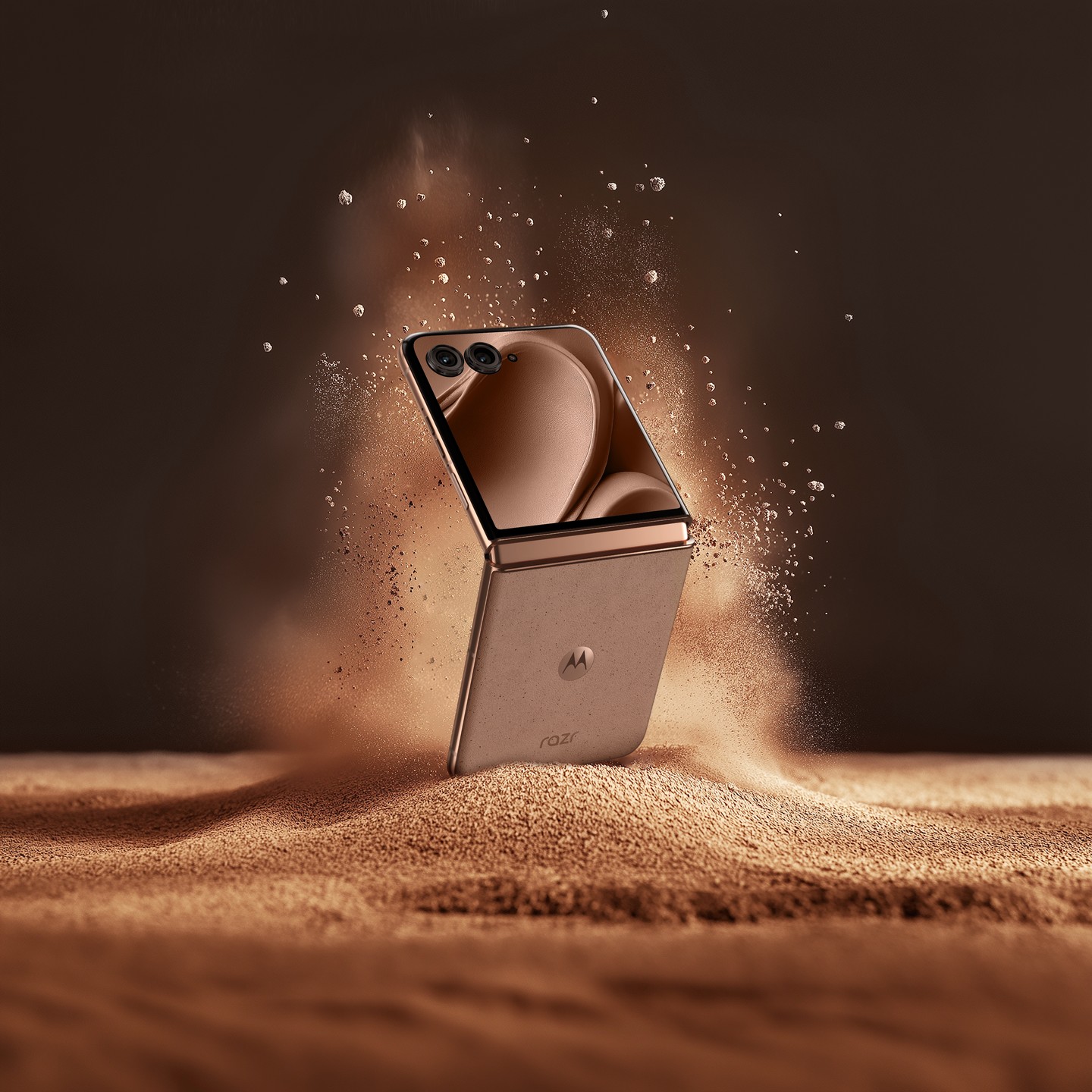 Motorola razr 50 ultra - PANTONE 17-1230 Mocha Mousse